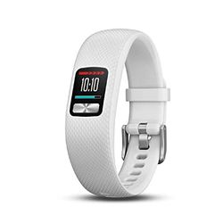 Garmin Vivofit 4 - Pulsera intercambiable, color blanco, S/M