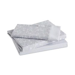 Alexandra House Living Zahara Beddengoedset, blauw, voor bedden van 150 cm breed, 3-delig