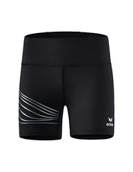 Erima Racing 2.0 Collant da Corsa Corto, Donna, Nero, 38
