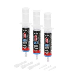 1000 Miglia BKR 3102 Lubrificante Catena Bici Wet, per Condizioni Umide, Bagnate e Fangose, 3 Siringhe da 60 ml + 3applicatori +3aghi per lubrificazione precisa e omogenea della catena bici