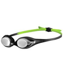 arena Spider Junior Mirror Occhialini Nuoto per Bambini, Occhialini Piscina con Lenti Specchiate Anti-Appannamento, Protezione UV, Ponte Nasale Autoregolante, Guarnizioni in Silicone Ipoallergenico