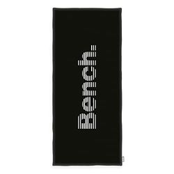 Bench Telo da Mare e Sauna, Modern Opposite, 80x180 cm, 100 % Cotone, Velour, Con Gancino, Colore: Nero, Art.No.:6112604537