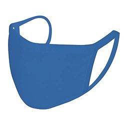 Bijoux BIJ-MASK2-BL Skydd för ansiktsmask i tyg, blå, en (2 pack) Unisex för vuxna, Blå, Taglia unica