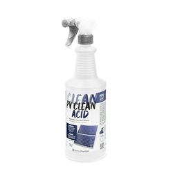 ErrecHome PV Clean Acid, Acid Cleaner for Photovoltaic Panels, Ready-to-Use, 1 L Spray Bottle