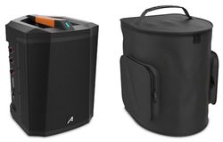 Audibax Roma 240 Go - Altoparlante PA Attivo Portatile - Potenza 240W - Altoparlante Amplificato con Bluetooth - Batteria da 6,5" - Supporta la Funzione TWS - Distanza Bluetooth di 15 Metri