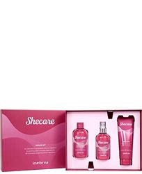 Inebrya Shecare Repair Kit | Trattamento completo illuminante riparatore | Contiene: Repair Shampoo, Repair Mask e Repair Magic Spray