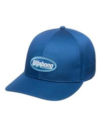 Billabong Walled Snapback Tapa, Slate Blue, Taille Unique para Hombre