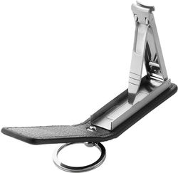 ZWILLING Travel Size Nail Clippers with Keychain and Nail Clippers with Nail File - Black