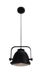 Chericoni Nero hängande lampa – 1 lampa – 20 cm – svart med glas