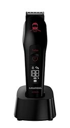 GRUNDIG MGK 9030 ProClub MGK9030 - Kit di taglio multiplo per capelli, colore: Nero opaco/Rosso