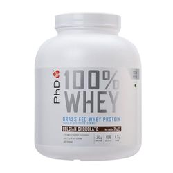 PhD Nutrition 100% Whey, Grass fed whey protein, Belgian Chocolate, 1 kg