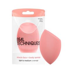 REAL TECHNIQUES Miracle face + esponja corporal - esponja rosto e corpo