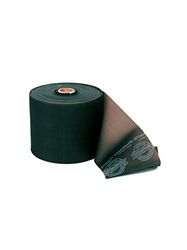 TheraBand - Fasce di resistenza professionali in lattice per la parte superiore del corpo, esercizi per la parte inferiore del corpo, fisioterapia, pilates bassi, allenamenti a casa e riabilitazione, rotolo da 45,5 m, colore nero, speciale pesante, livello avanzato 1