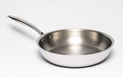 Zinel 5022 Tri-Ply Stainless Steel Frying Pan, 22cm, Silver