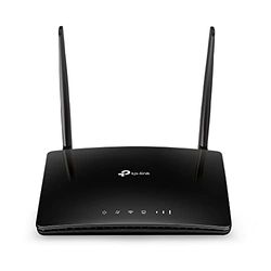 TP-Link TL-MR6400 Router 4G LTE fino a 150 Mbps, Wireless N300Mbps, Router WiFi con Sim, Porta LAN/WAN, Senza Configurazione, Antenne Staccabili, Modem 4G Sim, Parental Control, Rete Ospiti, QoS