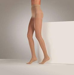 Sanyleg - Strumpbyxor med graderad kompression, medelhög komprimeringsnivå, färg beige, storlek liten
