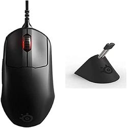 SteelSeries Prime+ - Ratón de Gaming Esports Performance - Sensor óptico TrueMove Pro de 18 000 CPI + Ratón Bungee