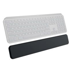 Logitech MX PALM REST pour MX Keys, Un soutien premium et Antidérapant pour Taper Confortablement Pendant des Heures, Noir