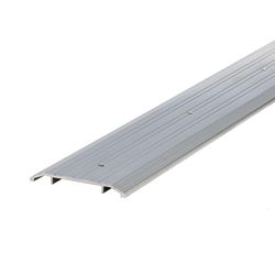 MD Building Products 11619 M-D Heavy Duty Fluted Saddle Threshold, L W H, Aluminum, Silver, 36" x 6" x 1/2"