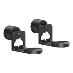 PureMounts Soporte de Altavoz para Sonos Era 100 & 300 Juego de 2, Soporte de Pared para Altavoz con organización de Cables, Giratorio +/-30°, inclinable 0/-30°, Capacidad de Carga de 5 kg, Negro