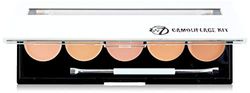w7 Kamouflage – makeuppalett hy korrigering och täckning av mörka cirklar, 1-pack (1 x 40 g)