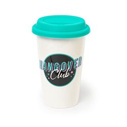 Legami - Tu Vuò Fa' L'Americano, Tasse en porcelaine New Bone China à double couche, 300 ml, Tema Hangover, maintient les boissons au chaud, lavable au lave-vaisselle