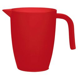 Excelsa Rainbow gegradueerde karaf 1 liter, rood