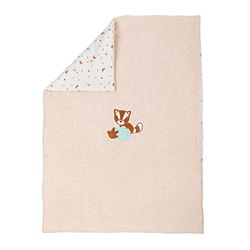 Nattou Knuffeldeken voor baby's, ca. 75 x 100 cm, veganistisch, Boris & Jungo, beige