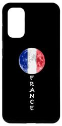 Coque pour Galaxy S20 Drapeau France Lune Fierté Drapeau Français Racines France Souvenir