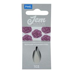 PME Bocchetta Decorativa, Acciaio Inossidabile, Argento