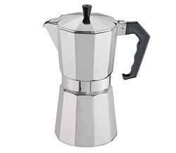 Cilio Cafetière Espresso, Aluminium, Silber, 15 x 15 x 23 cm