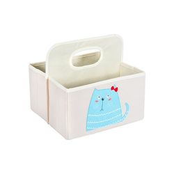 DII CAMZ37546 Nursery Storage Caddy for Diapers & Changing Supplies (11 x 10 x 10), Kitty