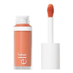 e.l.f. Camo Liquid Blush, blush liquido a lunga tenuta altamente pigmentato, crea un finish delicato effetto umido, prodotto vegano e non testato sugli animali, Peach Perfect