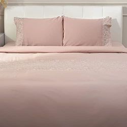 Deco Mex sängkläder i 4 delar Bella 200 x 220 cm, rosa