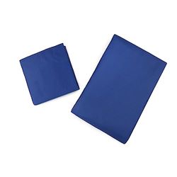 Parure housse de couette + 2 taies 240x220 Bleu foncé