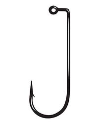 Gamakatsu Zwarte Jig 90, Zware draad, Ronde Bend Jig Hook, 100 Pack, Maat: 3/0