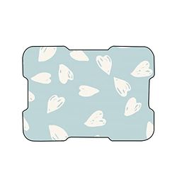Bonamaison, Tappetino per mouse con stampa digitale, fondo antiscivolo, per ufficio e casa, dimensioni: 22 x 18 cm