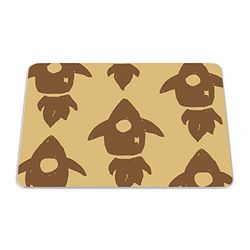 Bonamaison, Tappetino per mouse rettangolare, con stampa digitale, antiscivolo, per ufficio e casa, dimensioni: 22 x 18 cm