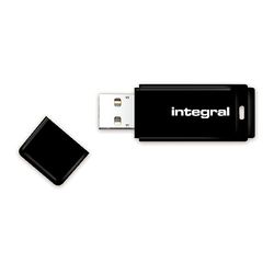 Integral USB-stick, 16 GB, USB 2.0, zwart