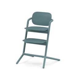 CYBEX Gold LEMO Chaise Haute ; Grandit avec l’Enfant, 3 - 99 ans ; Peut être utilisée dès la naissance grâce à des attaches séparées ; Aluminium / Plastique; Stone Blue