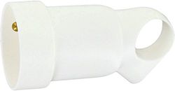 Legrand LEG93904 Pegada de tomada com anel (2 fases terra, 16 A, plástico), cor branca