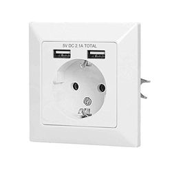 ORNO AE-13140(GS) Prise Murale Avec Chargeur USB Produit Pour Marché Allemand