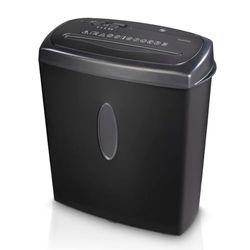 Hama - Distruggi documenti elettrico Home X12CD, taglio a croce, CD, carte di credito, 21 litri, nero