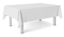 Martina Home TER White Oilcloth Tablecloth 250 x 140 cm