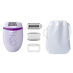 Philips Bre275/30 Satinelle Essential Epilatore Elettrico Compatto, 4 Accessori, ‎23.9 x 12.6 x 3.7 cm; 340 grammi