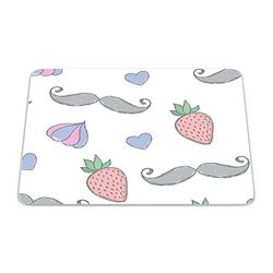 Questo Casa, Tapis de Souris rectangulaire avec Impression numérique - Antidérapant - pour Bureau et Maison - 22 x 18 cm