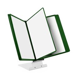 Leviatan Tafel-zichtpaneelsysteem standaard voor zichtpanelen + 10 zichtpanelen groen