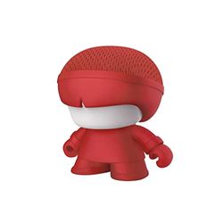 Xoopar Mini altoparlante Bluetooth portatile realizzato con materiali resistenti - Xboy Mini Rosso Mini altoparlante illuminato a LED - Suono potente a 360° con telecomando selfie incorporato