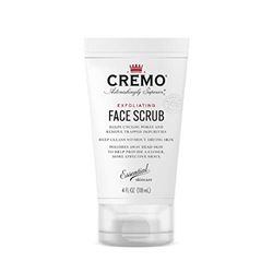 CREMO - Exfoliating Face Scrub For Men - With Natural Walnut Shells - 118ml