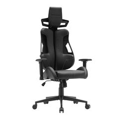 Mars Gaming MGC-ELITE, Ergonomische Gamingstoel, Flexibele Aanpasbare Rugleuning, 2D Verstelbare Armleuningen, Kantelbare Zitting, PU Lederen Afwerking, Bureaustoel XL-Wielen, Klasse-4 Gasveer, Grijs